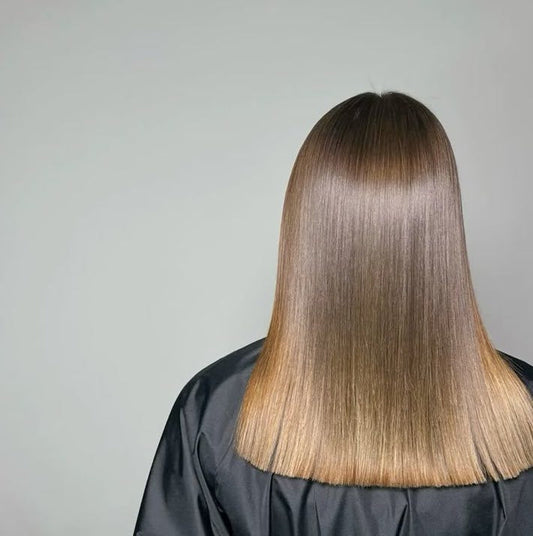 Keratin&collagen hair straightening