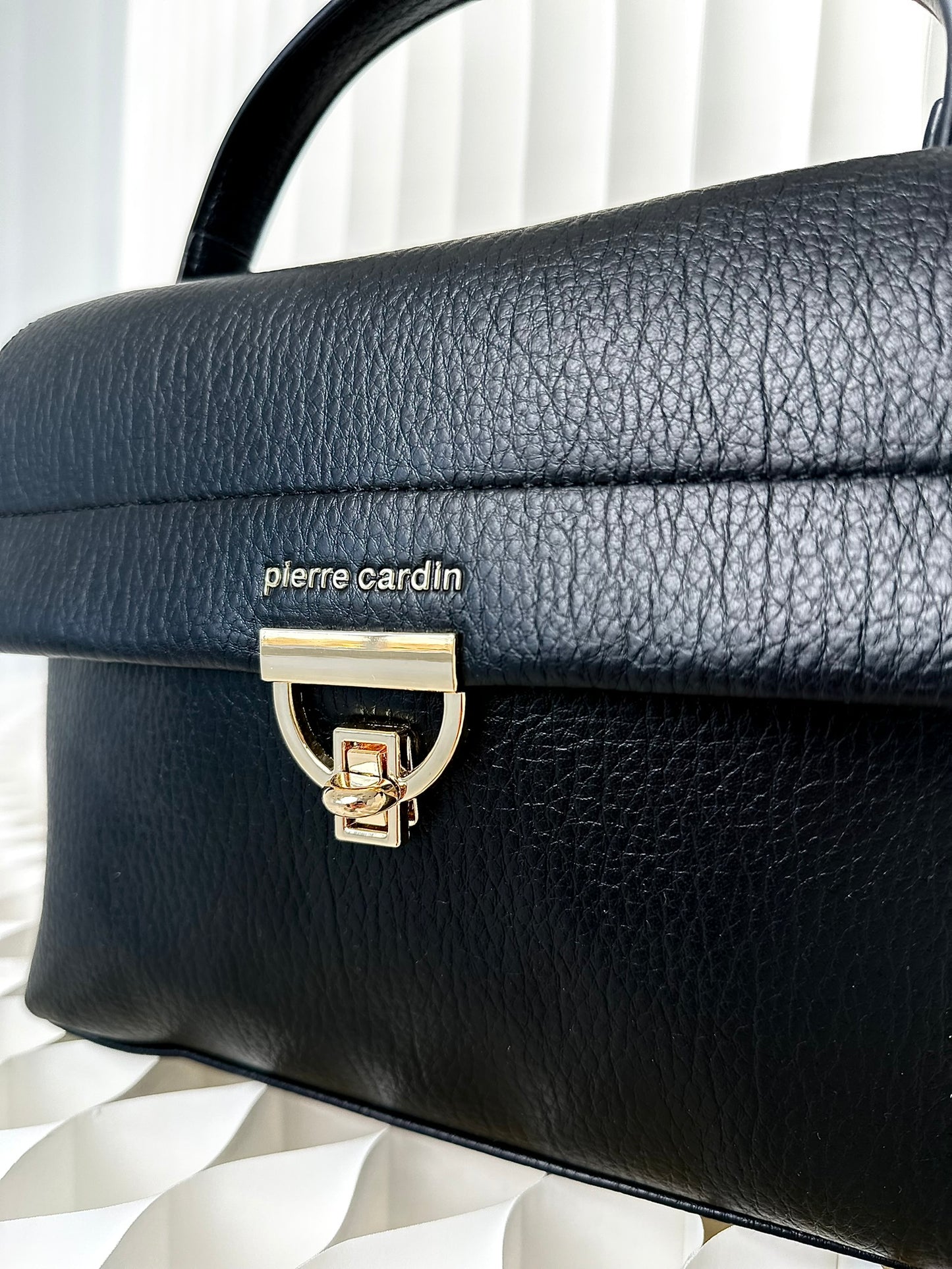 Pierre Cardin Eco-leather structured handbag