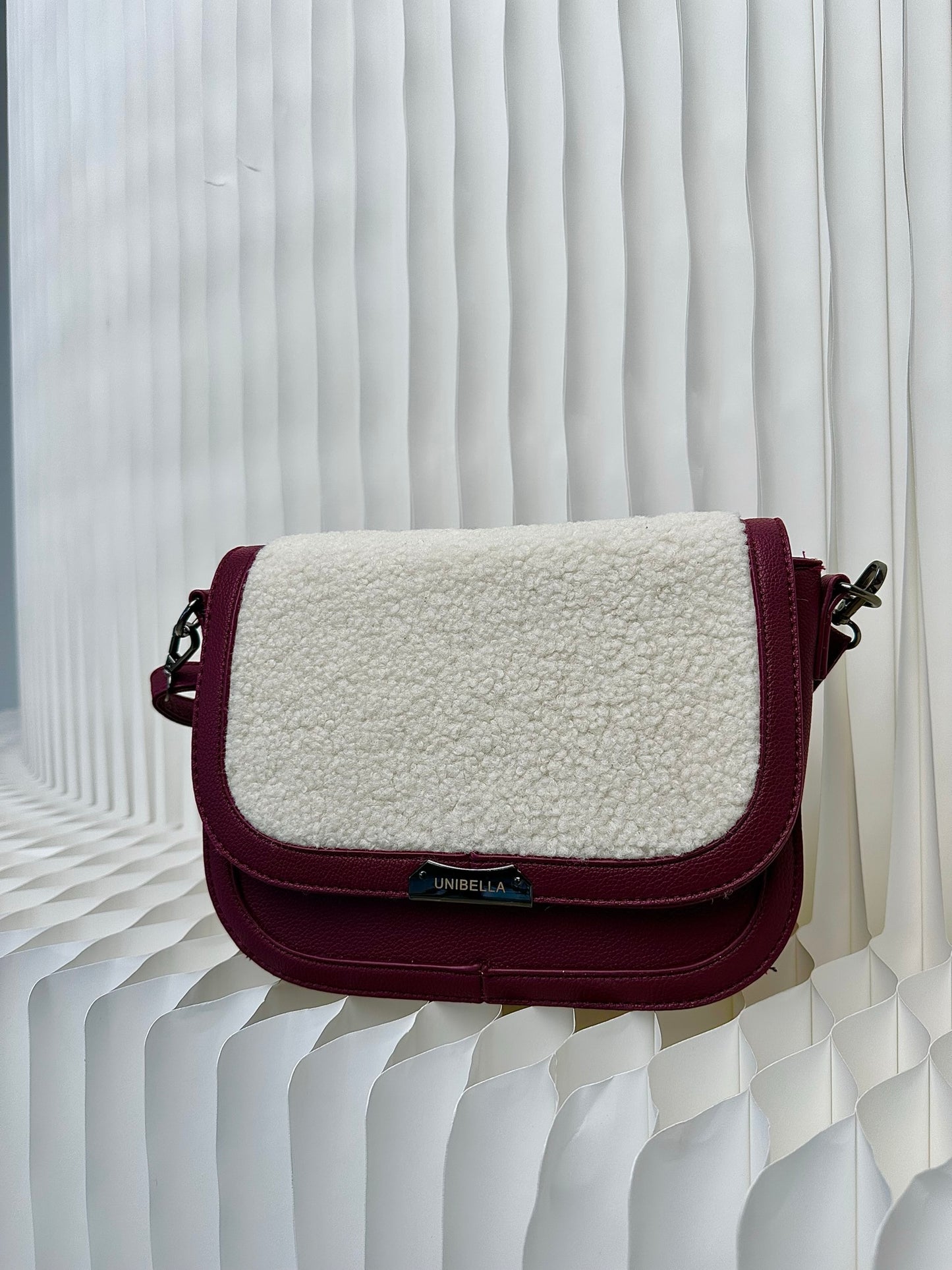 Faux fur mini bag