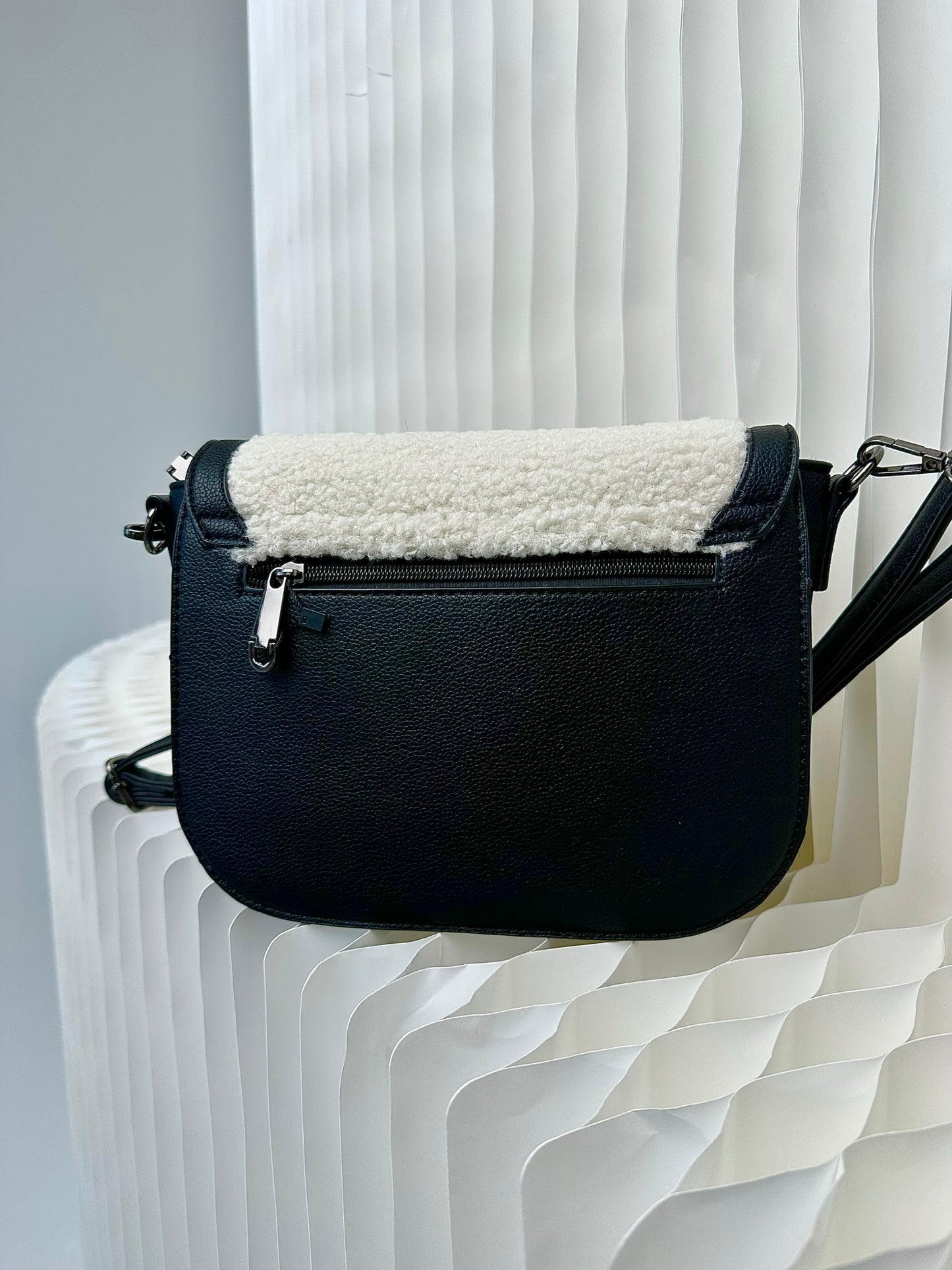 Faux fur mini bag
