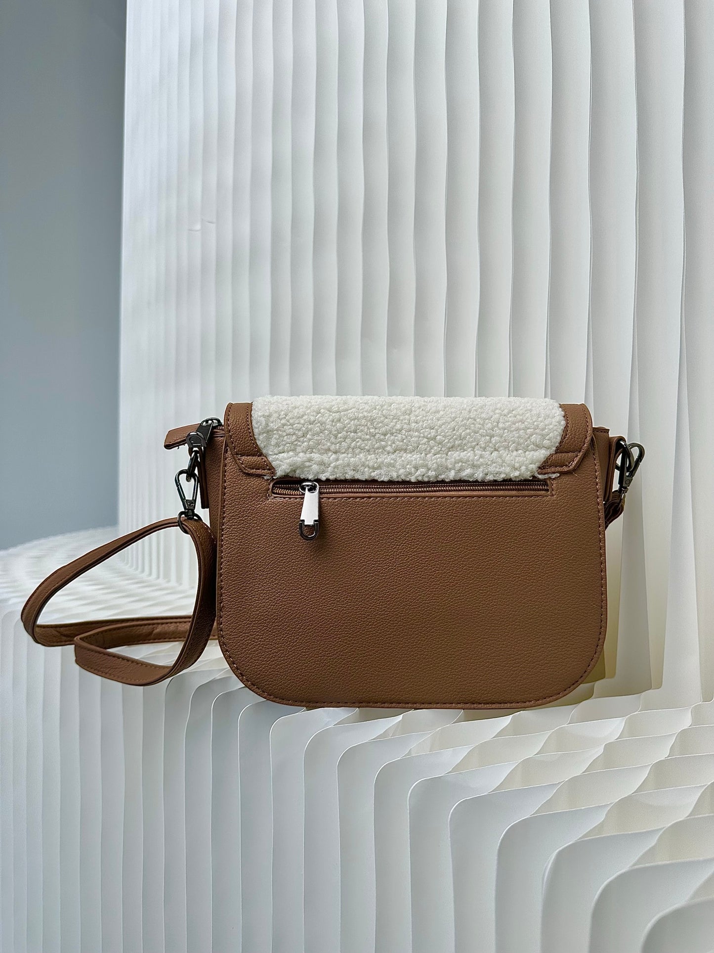 Faux fur mini bag