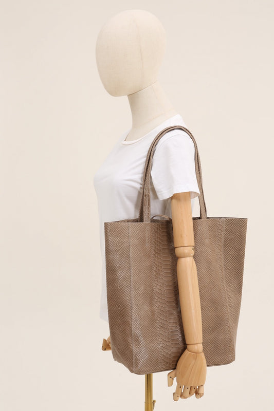 FANLI LEATHER TOTE BAG