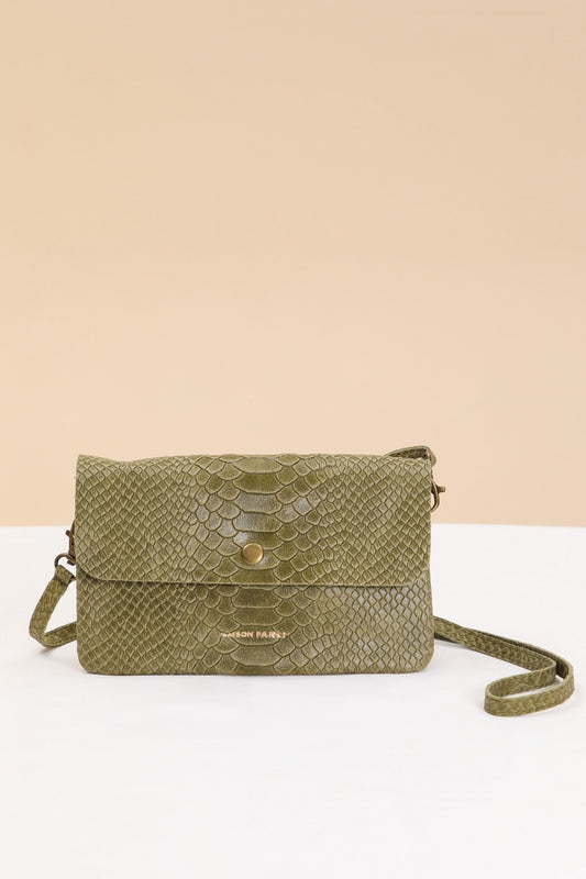 FANLI OLIVE CROSSBODY BAG
