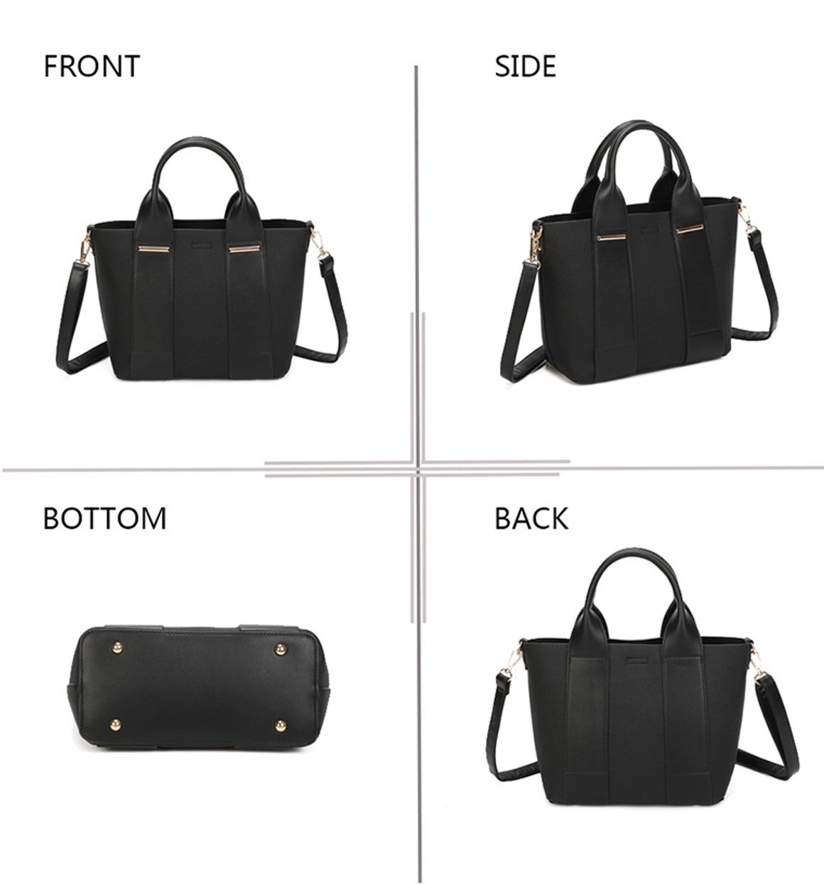 Gallantry Paris Noir Handbag