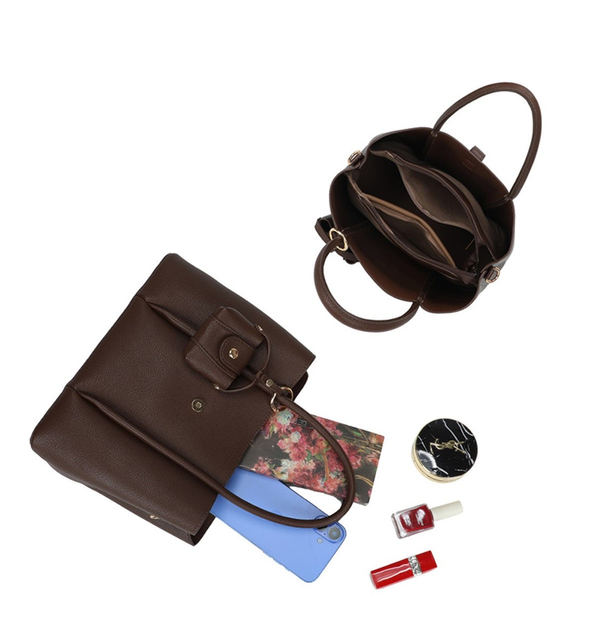 Chic Amini Brown  handbag