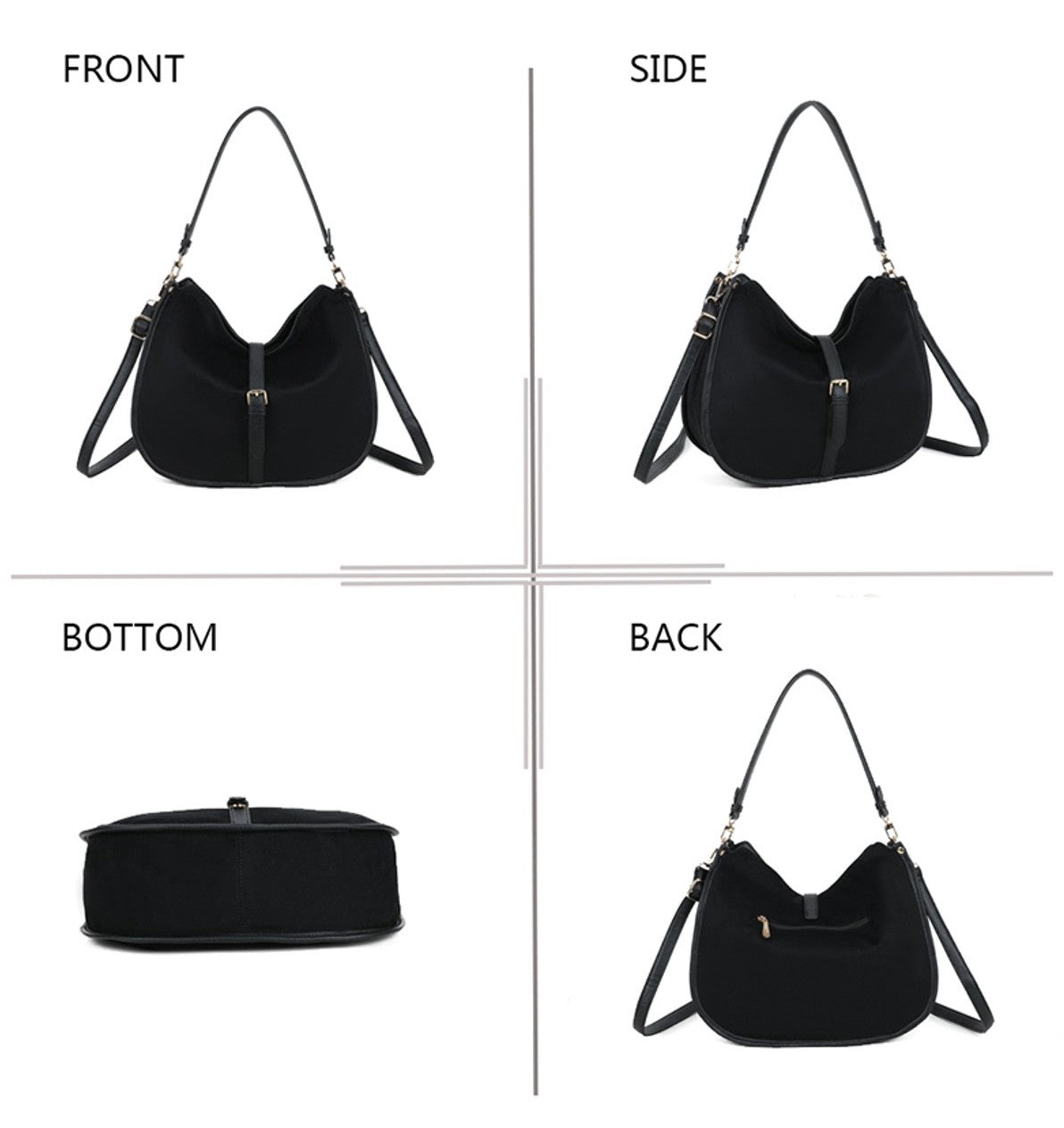 Gallantry Paris Noir Silvi Handbag