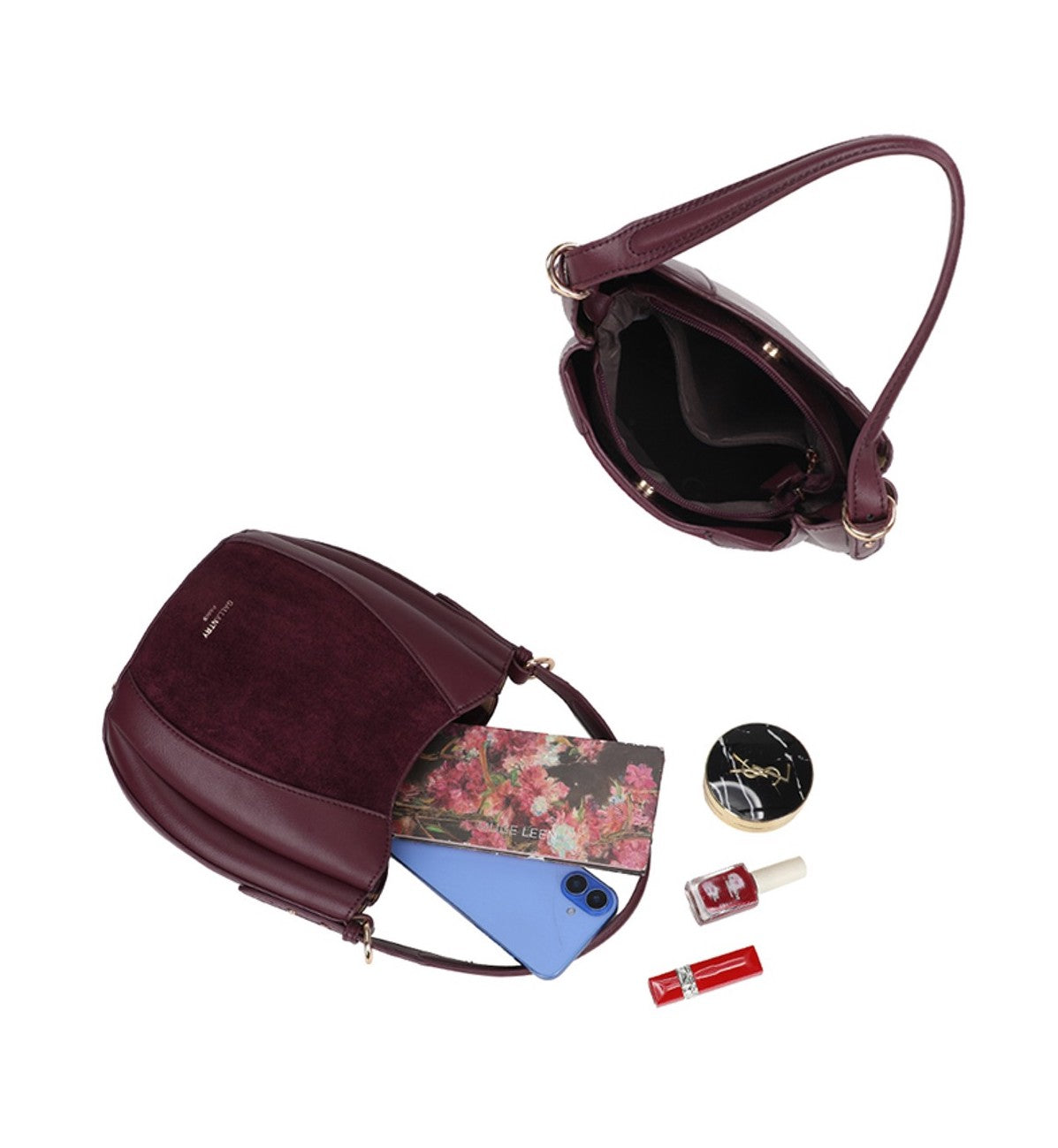 Gallantry Paris Brdeaux Lis Handbag