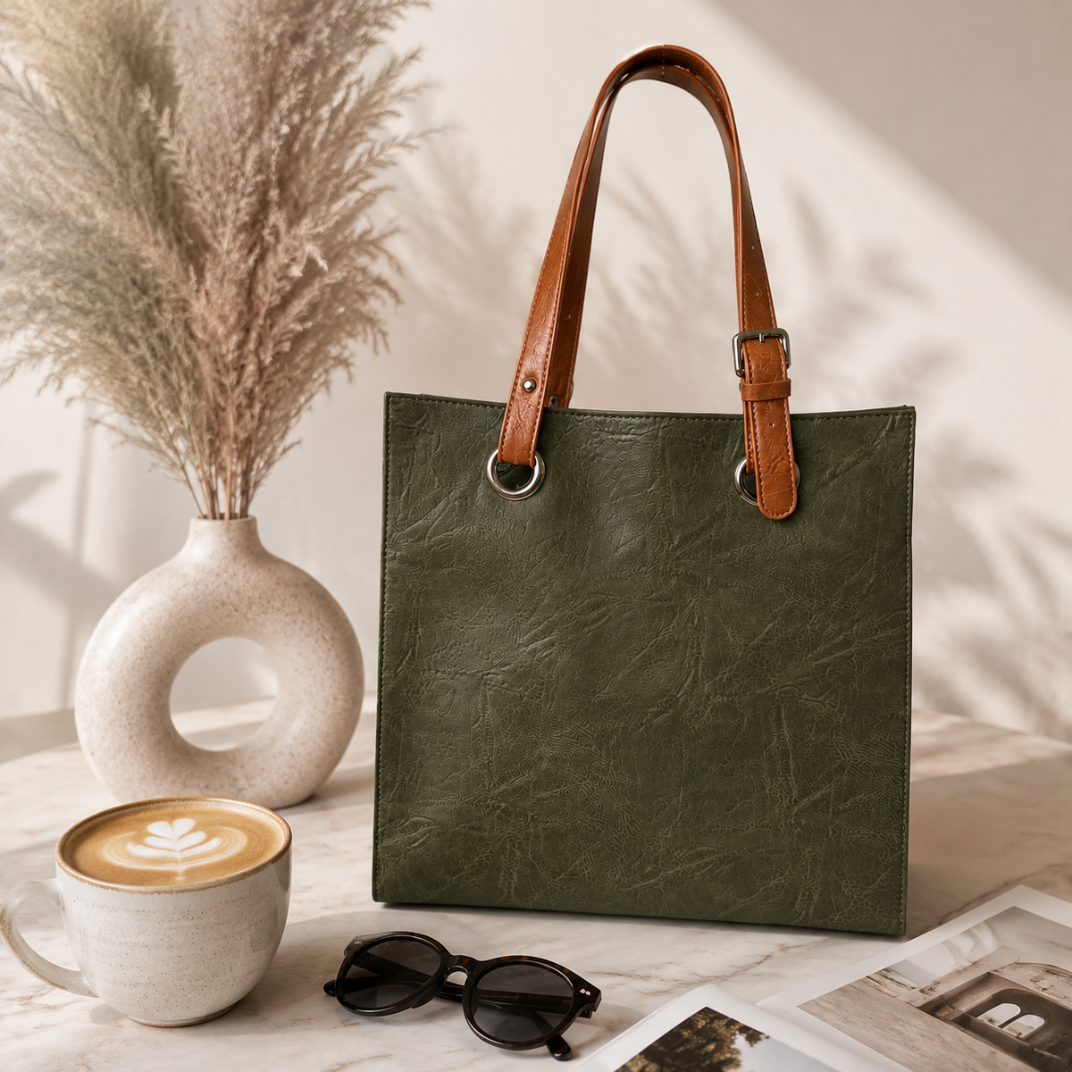 Big and handy shoulder bag
