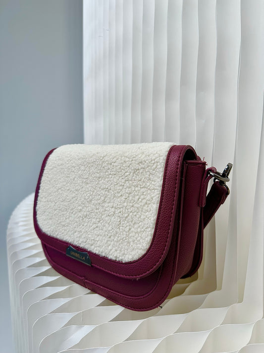 Faux fur mini bag