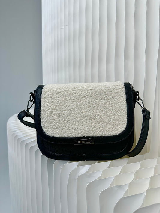 Faux fur mini bag