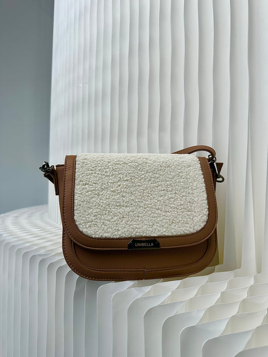 Faux fur mini bag