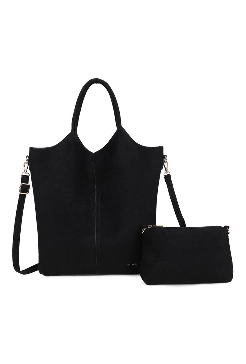 Black Tote bag set GALLANTRY PARIS