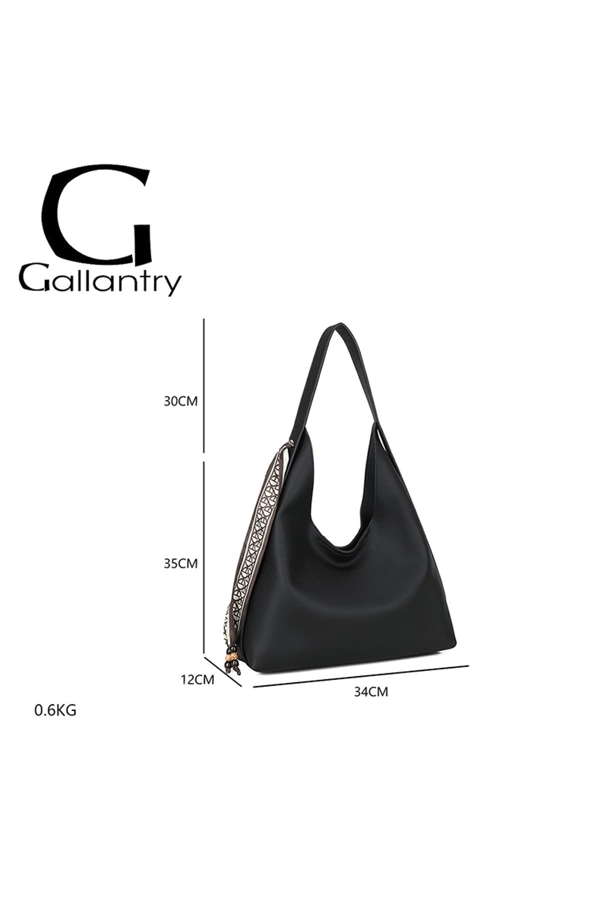 Gallantry Paris Handbag - Noir Black